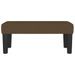 Banc Marron foncé 70x30x30 cm Tissu - Photo n°3