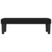 Banc Noir 100x30x30 cm Tissu - Photo n°3