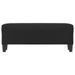 Banc Noir 100x35x41 cm Similicuir - Photo n°3