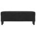 Banc Noir 100x35x41 cm Velours - Photo n°3