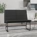Banc Noir 100x75x76 cm Similicuir - Photo n°1