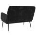 Banc Noir 108x79x79 cm Velours - Photo n°5