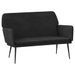 Banc Noir 108x79x79 cm Velours - Photo n°1
