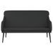 Banc Noir 110x76x80 cm Similicuir - Photo n°3