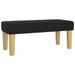 Banc Noir 70x30x30 cm Tissu - Photo n°2