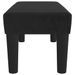 Banc Noir 70x30x30 cm Velours - Photo n°4