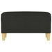 Banc Noir 70x35x41 cm Tissu - Photo n°3