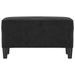 Banc Noir 70x35x41 cm Velours - Photo n°3