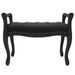 Banc Noir 80x45x60 cm Velours - Photo n°3