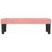 Banc Rose 100x30x30 cm Velours - Photo n°3