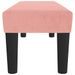 Banc Rose 100x30x30 cm Velours - Photo n°4