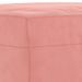 Banc Rose 100x35x41 cm Velours - Photo n°5