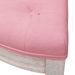 Banc Rose 110,5x45x49 cm Velours - Photo n°6