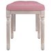 Banc Rose 110x40x49 cm Velours - Photo n°4