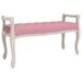 Banc Rose 110x45x60 cm Velours - Photo n°1