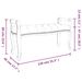 Banc Rose 110x45x60 cm Velours - Photo n°7