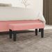 Banc Rose 70x30x30 cm Velours - Photo n°1