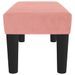 Banc Rose 70x30x30 cm Velours - Photo n°4