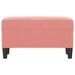 Banc Rose 70x35x41 cm Velours - Photo n°3