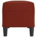 Banc Rouge bordeaux 100x35x41 cm Similicuir - Photo n°4