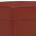 Banc Rouge bordeaux 100x35x41 cm Similicuir - Photo n°5