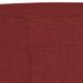 Banc Rouge bordeaux 100x35x41 cm Tissu - Photo n°5