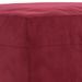 Banc Rouge bordeaux 100x35x41 cm Velours - Photo n°5