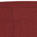 Banc Rouge bordeaux 70x35x41 cm Tissu - Photo n°5