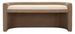 Banc style nordique rembourré design contemporain Laki - Photo n°1