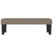 Banc Taupe 100x30x30 cm Tissu - Photo n°3