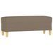 Banc Taupe 100x35x41 cm Tissu - Photo n°2