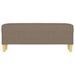 Banc Taupe 100x35x41 cm Tissu - Photo n°3