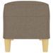 Banc Taupe 100x35x41 cm Tissu - Photo n°4