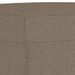 Banc Taupe 100x35x41 cm Tissu - Photo n°5