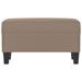 Banc Taupe 70x35x41 cm Tissu microfibre - Photo n°3