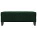 Banc Vert foncé 100x35x41 cm Velours - Photo n°3