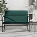 Banc Vert foncé 100x64x80 cm Tissu - Photo n°1