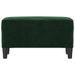 Banc Vert foncé 70x35x41 cm Velours - Photo n°3