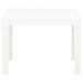 Bancs de jardin 2 pcs Blanc Plastique - Photo n°3