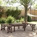 Bancs de jardin 2 pcs bois de sapin massif - Photo n°2