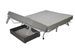 Banquette BZ microfibre 140x200 cm avec coffre de rangement matelas 12 cm Brioca - Photo n°7