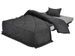 Banquette BZ microfibre 140x200 cm avec coffre Matelas Bultex 15 cm Master - Photo n°2