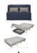 Banquette BZ microfibre 140x200 cm avec rangement Matelas Bultex 15 cm Barnes - Photo n°2