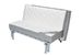 Banquette BZ tissu 140x200 cm matelas Bultex 15 cm Celia - Photo n°4