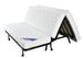 Banquette BZ tissu 140x200 cm matelas Bultex 15 cm Celia - Photo n°12