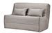 Banquette BZ tissu 140x200 cm matelas Bultex 15 cm Celia - Photo n°2