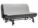 Banquette BZ tissu matelas Sofaconfort 12 cm Brioca - Photo n°1