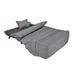 Banquette BZ tissu matelas Sofaconfort 9 cm Optale 143 cm - Photo n°6