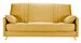 Banquette clic clac tissu 130x190 cm matelas Bultex 14 cm avec rangement Balia - Photo n°1