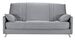 Banquette clic clac tissu 130x190 cm matelas Bultex 14 cm avec rangement Balia - Photo n°1
